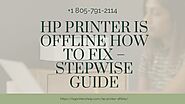 Why Is My HP Printer Offline? 1-8057912114 Hp Printer Offline to Online Guide