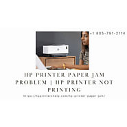 Hp Printer Paper Jam/ Keep Saying Out Of Paper? 1-8057912114 Call Now