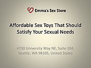 Enjoy Sex Life With Premium Sex Toys