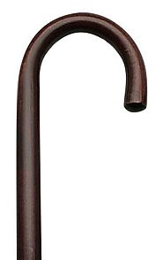 Classy Walking Cane 1 inch Tall Crook in Mahogany