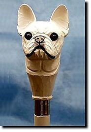 French Bulldog Walking Stick