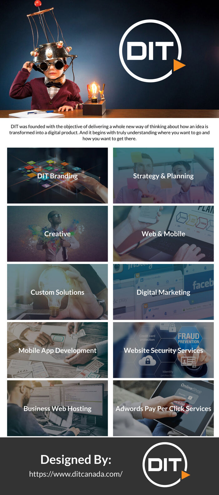 This infographic is designed by DIT Web Solutions