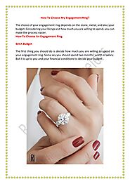 How To Choose My Engagement Ring? by Rummele’s Jewelers - Issuu