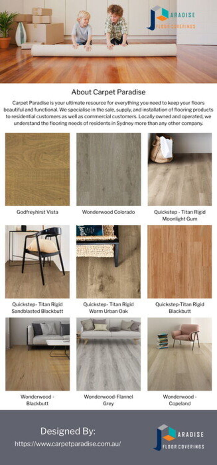This infographic is designed by Paradise Floor Coverings