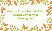 What to Expect from Website Design Company in Birmingham?