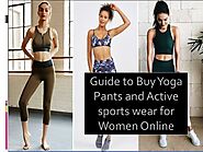 PPT - Guide to Buy Yoga Pants and Active sports wear for Women Online | Be Extra Store PowerPoint Presentation - ID:1...