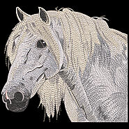 Gypsy Vanner Horse Digitized Embroidery Design | Cre8iveSkill