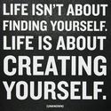 Be you, create yourself