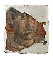 Exhibited & Published Roman Fresco Panel w/ Portrait | Auction Daily