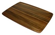 Mountain Woods Extra Large Acacia Edge-Grain Prep Station Cutting Board w/ Juice Groove