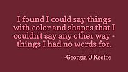 Georgia O'Keeffe #QOTD