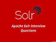 Apache Solr Interview Questions | Freshers & Experienced