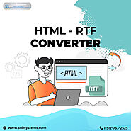 Try the most efficient, advanced, and simple-to-use HTML - RTF converter from Sub Systems