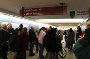 Meeting on the concourse