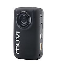 Veho VCC-005-MUVI-HD10 Mini Handsfree Action Cam with Wireless Remote, 4GB Memory, and Helmet Mounting Bracket