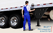 On-Lift Air Powered Landing Gear Automation Useful for Truck Driver Safety Improvement & Operational Productivity