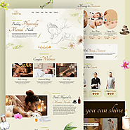 Massage Studio Website Landing Page