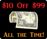 $10 Off $99 - All the Time! " PDResources