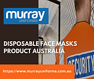 Disposable Face Masks Product Australia- murrayuniforms.com.au