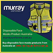 Disposable Face Masks Product Australia- murrayuniforms.com.au