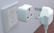 Conversion switch & plug with socket: