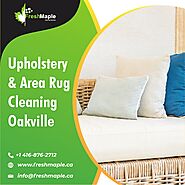 Upholstery & area rug cleaning Oakville is here with updated tools