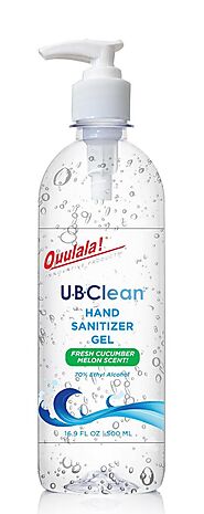24 PACK OF 16.9 OZ HAND SANITIZER GEL WITH PUMP FRESH CUCUMBER MELON S – Ouulala