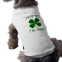 "Kiss Me I'm Irish" Dog Shirt