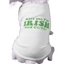 Kiss Me I'm Irish Dog Shirt