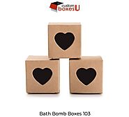 Eco friendly bath bomb packaging with Printed logo & Design in USA