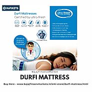 Durfi uses advanced cotton candy memory foam, which helps in spine alignment | BajajFinservMarket