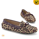 Leopard Print Moccasins Loafers for Women CW314115