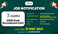 Website at https://ekeeda.com/blog/sidbi-bank-jobs-notification-apply-for-chief-technical-advisor-post