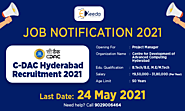 Website at https://ekeeda.com/blog/cdac-hyderabad-recruitment-2021-opening-for-project-managers-posts
