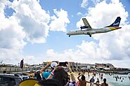 Catch extreme flyovers at Maho Beach