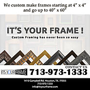 Have Your Favorite Photos and Artwork Framed by Our Expert Professionals Today