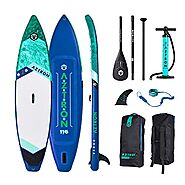 Aztron URONO, Inflatable Unisex Adult, Board+Style Alu Paddel+Fin+SUP Bag, 350X80X15