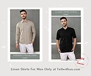 Excellent Linen Shirts For Men at the right price - Yellwithus
