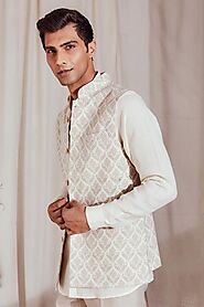 Shop Linen Nehru Jacket for Men Online in India