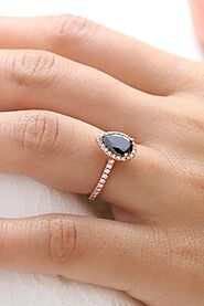 Shop Now! Classic Black Diamond Rings/Bands For Your Wedding