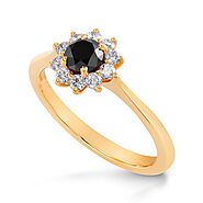 Try Out! 15+ Amazing Black Diamond Yellow Gold Wedding Rings