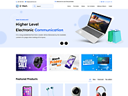 Electronic Products Website Landing Page