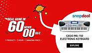 Deal Gone In 60mins on Casio MA -150 Electronic Keyboard 1 Product, 1 Hour, 1 Amazing Product Grab the deal @ ...