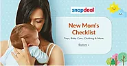 New Mom's Checklist Toys,Baby Care,Clothing and More Now @ http://goosedeals....