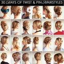 Learn new hairstyles.
