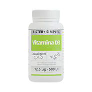 Vitamina D3 30 cápsulas | Lister Plus Natural Health Supplements