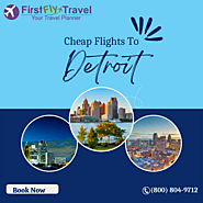 Book Cheap Flights to Detroit From $42 | FirstFlyTravel