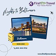 Book Cheap Flights to Baltimore From $22 | FirstFlyTravel