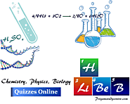Quizzes Online - Free Chemistry, Biology Quiz Question