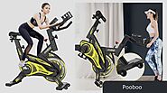 Pooboo Indoor Cycling Bike Belt Drive Exercise Stationary Bike Review